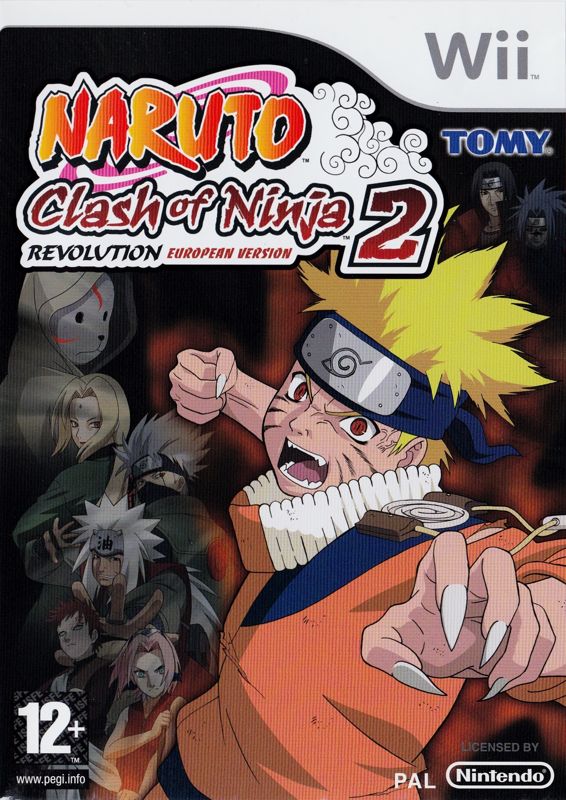 Naruto: Clash of Ninja Revolution box art for Wii